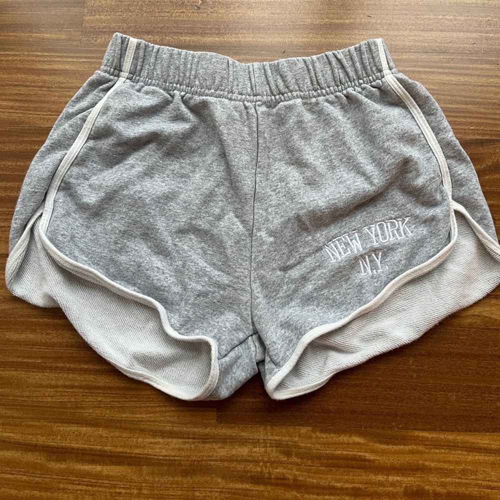 Brandy Melville Sweat Shorts New York Logo